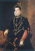 Juan Pantoja de la Cruz third wife of Philip II oil